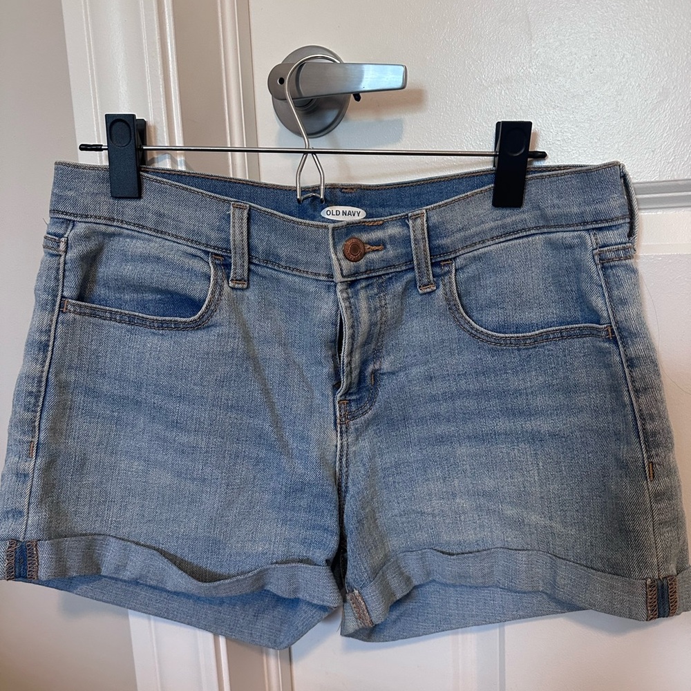 Old Navy Blue Jean Shorts Mid-Length Casual
